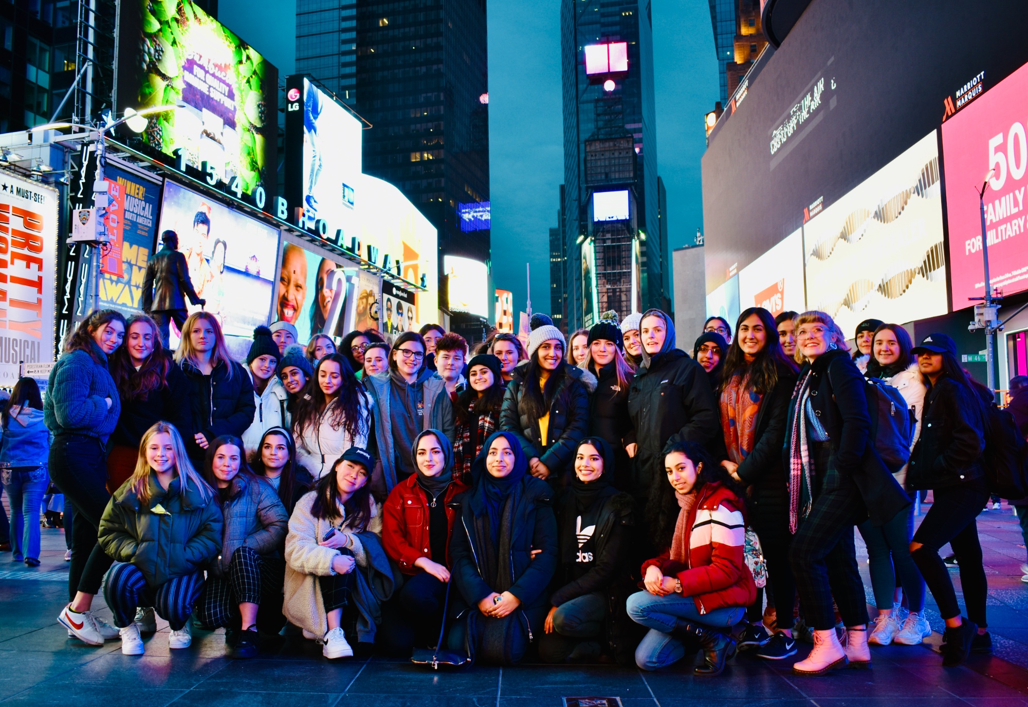 USA trip Times Square