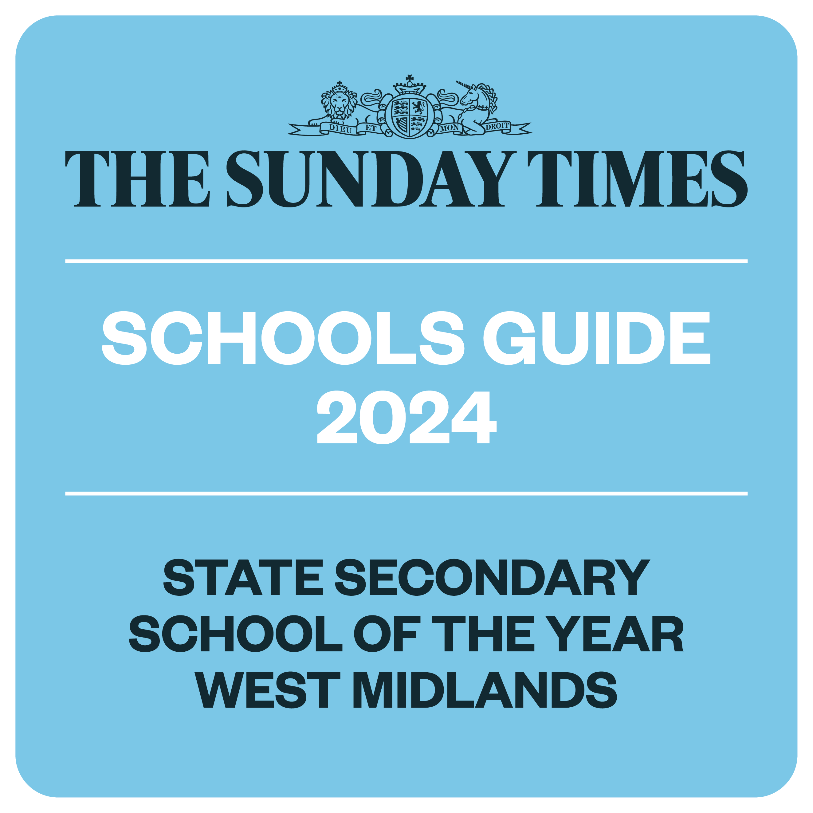 Sunday Times school award